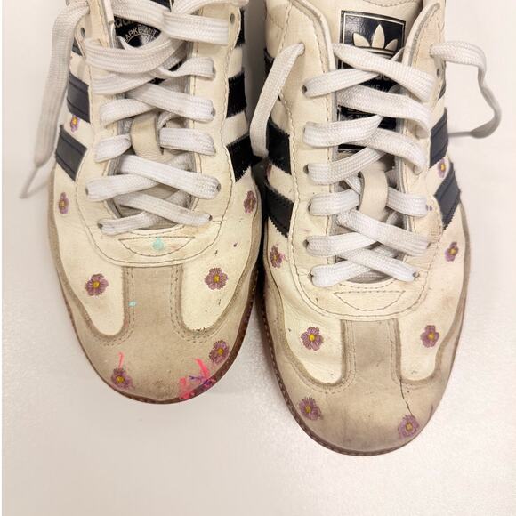 Adidas Women's Gender Inclusive Samba OG Embroidered Floral Shoes US 9‎ - Picture 6 of 8